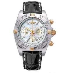 Breitling Chronomat 44 Yellow Gold and Steel Watch Replica IB011012/A698-744P