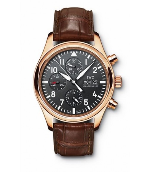  IWC Classic Pilots Chronograph Automatic Rose Gold IW371713