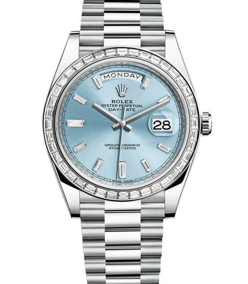 Rolex Oyster Perpetual Day Date 40 228396TBR Blue Dial