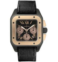 Cartier Santos 100 Chronograph Mens Watch Replica W2020004