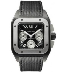 Cartier Santos 100 Chronograph Mens Watch Replica W2020005