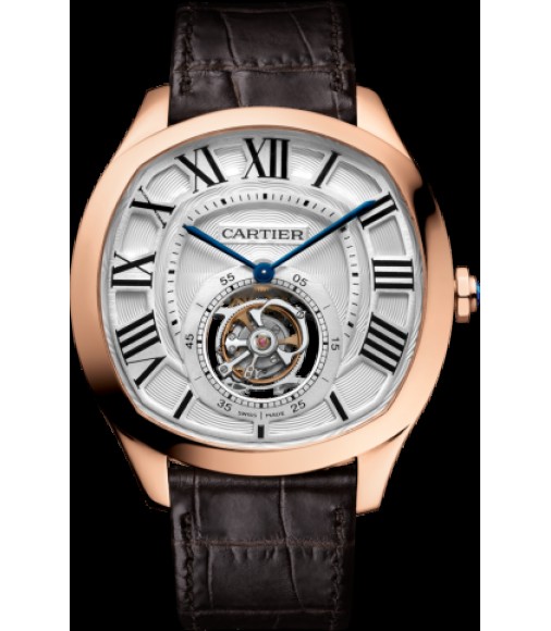 Replica Cartier Drive De Cartier Flying Tourbillon Watch W4100013 