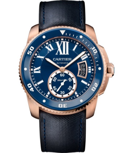 Replica Cartier Calibre De Cartier Diver blue Watch WGCA0009